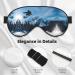 Snowboarding Print Unisex Sleeping Eye Mask | Soft Comfortable Light-Blocking Sleep Mask for Better Rest - Buy Online on GoSupps.com