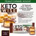 Keto Wise Fat Bombs | Chocolate with MCT Oil | Low Fat, Low Carb Snack | 7g Fat, 2g Net Carbs | Peanut Caramel Nougat | Pack of 16 - Buy Online on GoSupps.com