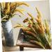 DECHOUS Simulated Ears of Corn Dry Flowers for Decoration Wheat Sheave Bundle Flower Fake Wheat Stalks Decoration for Home Decor for Home Artificial Plants Faux Plant Straw Manual Pu Golden 12X75CM - Buy Online on GoSupps.com