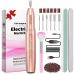 Guiseapue Professional Nail Drill Gifts for Women Electric Nail Files for Acrylic Gel Nails Adjustable Speed E File Pedicure Manicure Set Rose Gold