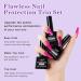LKE Gel Nail Polish Kit with 72W UV Lamp - Barbie Pink Gel Polish Set with Top & Base Coat - Manicure DIY Gifts for Women - Buy Online on GoSupps.com