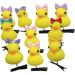 Yellow Duck Hair Pins Hair Accessory With Duck Shaped Design Fun Duck Hair Accessories For Kids Women Soft Animal Hair Clips Hair Pins Cartoon Duck Plush Hairpin Set - Buy Online on GoSupps.com