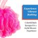 Multi-Colored Luffa Bath Sponges (4-Pack) - Natural Shower Scrubber & Exfoliating Bathing Sponges for Body Care - Buy Online on GoSupps.com