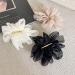 scicent Hair Clips Solid Black Color Flower Hairpin French Barrette with Soft Chiffon Fabric for Women Girls Hair Barrettes Accessories Black 5107 - Buy Online on GoSupps.com