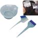 3-Piece Hair Dye Brush & Bowl Set - Professional Tinting Comb Tools for Home Salon (Blue) | Best Hair Coloring Supplies - Buy Online on GoSupps.com