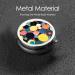 Buy Abstract Circles Round Pill Box - 3 Compartment Portable Organizer for Travel - International Shipping Available - Buy Online on GoSupps.com