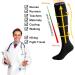 Fvxynnv Compression Stockings for Men & Women - 20-30 mmHg Support Socks for Running Sports & Travel - Black L-XL - Buy Online on GoSupps.com