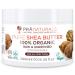 PraNaturals 100% Organic Shea Butter 300ml Pure Raw Unrefined A Grade African Ivory All-Natural Smooth Shea Nut Lip Balm Body Butter Moisturiser Cream Lotion for All Skin Face Hair Type