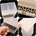 Jodsen Automatic Bird Feeder Pet Feeder Bird Cage Accessory Transparent Double Compartment Hanging Seed Food Container for Small Medium Budgerigar Parakeets Canary Cockatiel Finch Lovebirds(A) - Buy Online on GoSupps.com