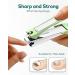 MR.GREEN Nail Clippers with Nail File Anti Splash Nail Clipper Set for Thick Nails Medical Grade Stainless Steel Professional Nail Cutter Sharp and Durable fingernail Clipper for Men and Women(Green) - Buy Online on GoSupps.com