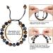 Buy 2 Pieces Tiger Eye & Obsidian Stone Bracelets | Lava Stone Essential Oil Diffuser Bracelets International Shipping - Buy Online on GoSupps.com