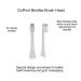 Over The Sea Sonic Bluetooth Toothbrush: 5 Modes, App Control, Smart Timer, Wireless Charging, Portable Power Toothbrush with 2 Replacement Brush Heads (White) - Buy Online on GoSupps.com