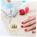 Housoutil Nail Display Board Nail Color Mixing Plate Makeup Paint Plate Nail Building Gel Hybrid Gel Makeup Mixing Palette Nail Polish Zinc Alloy Bracket Photo Frame - Buy Online on GoSupps.com