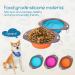 Nobleza 3-Piece Foldable Dog Bowl Set | Silicone Portable Travel Bowls with Carabiners | Leak-Proof Pet Bowls for Dogs & Cats - Perfect for Water & Food - Buy Online on GoSupps.com