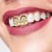 Didiseaon 2pcs Gold Decor Grills Grill Teeth Hip-hop Supplies Props Clothing Men and Women The Cross - Buy Online on GoSupps.com