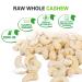 Wicoshew Vietnamese Cashews 14/28/43 5 oz Organic Bulk - Protein Snacks | Healthy Snacks - RAW Whole Cashew Size M 1.75lb - Buy Online on GoSupps.com