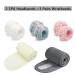 8-Piece Spa Facial Headband & Towel Set for Women - Adjustable Terry Cloth Wrap for Makeup, Skincare, and Shower - White Gray and Light Pink Colors - Buy Online on GoSupps.com