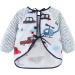 Discoball 3 Pcs Baby Bibs with Sleeves - Waterproof Unisex Feeding Bibs for Infant Toddler 6 Months to 3 Years - Pink+White - Buy Online on GoSupps.com