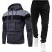 Shop Hanxiulin Men's Training Suit - Adjustable Jogging Polyester Sweatshirt & Pants | XXL Sportswear & Fitness Gear - Buy Online on GoSupps.com