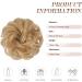 FESHFEN Messy Bun Hair Scrunchie Synthetic Updo Hairpiece Strawberry Blonde & Bleach Blonde 55g - Pack of 1 - Buy Online on GoSupps.com