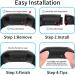 Limque Metal Replacement Bands for Fitbit Charge 3 / Charge 3 SE / Charge 4  Magnetic Wristbands for Women Men Multi-Color (Large  black) Large black - Buy Online on GoSupps.com