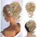 Messy Bun Hairpiece Voluminous Tousled Updo Curly Wavy Hair Scrunchies Hair Bun Synthetic Chignons Hair Extensions for Women Girls (22H613) - Buy Online on GoSupps.com