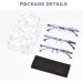 FONHCOO Halbrand Reading Glasses for Men & Women - 3.0x Blue Light Filter Visual Aid in Purple Blue & Gray - Buy Online on GoSupps.com