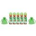 Cif Power & Shine Citrus Mousse Bathroom Cleaner Spray 500ml Soapscum and daily dirt remover 5 pieces + Gift for You: Organza small bag