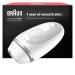 Braun Epilateur Lumiere Pulsee Silk expert Mini PL1100 Au Design Compact Epilation Semi-D finitive Alternative Au Laser Facile A Emporter Capteur De Peau Pour Epiler Doucement Le Corps Blanc