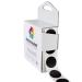 ChromaLabel 0.75 Inch Permanent Round Target Pasters for Shooting and Marksmanship, 1000 Labels per Dispenser Box, Black
