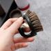 Professional Men's Beard Care Brush Bristles With Ergonomic Handle Comforable Mustache Grooming Tool Black Handle Black H - Buy Online on GoSupps.com