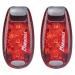 Malker LED flashing light Safety light Set Safety Light for children school bags Night runner Bergsteiger Dog Lights with batteries Clip People