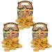 6x 100g of gold coins made of milk chocolate plus 3x pirate treasure box made of cardboard I 6 x 12-14 pieces I fair trade cocoa i ideal as a lifting and for children's birthdays milk chocolate 9-piece set