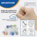 Self-Adhesive Elastic Wrap Bandage Tape - Non-Woven Multi-Color Vet Wrap for Thumb Finger Wrist & Ankle - 14 Rolls - Buy Online on GoSupps.com