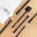 MODA Royal & Langnickel Pro Travel Size Beautiful Eyes 7pc Makeup Brush Set with Pouch Includes - Angle Shader Crease Smudger Eye Shader Smoky Eye Brow Liner and Lash Comb Brushes Black - Buy Online on GoSupps.com