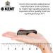 Kent A 81T X-Small Beard & Mustache Pocket Comb - Fine Toothed, Handmade in England - Pack of 2 - Buy Online on GoSupps.com