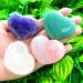 Xianvxi 1.8 Clear Quartz Heart Palm Stone - Healing Crystal Gemstone for Reiki & Anxiety Relief | Perfect Valentine's Day Gift - Buy Online on GoSupps.com