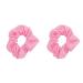 Motique Accessories Hair Ties Solid Color Light Pink Pack of 2