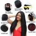 Buy Ifly Brazilian Real Hair Yaki Bundles - 100% Virgin Human Hair Extensions (10 12 14 inches) - Kinky Straight Natural Black Color - Buy Online on GoSupps.com