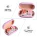 Lurrose Colored Contact Lens Container Kit - Travel Hard Glasses Case & Eye Care Set (9.5x5.5cm Pink) - Perfect Lens Protection & Cleaning Accessories - Buy Online on GoSupps.com