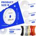 INDIVSHOW 4.25 Kumihimo Round Disk Set with Rattail Cord and Bobbins for Bracelet Making - Buy Online on GoSupps.com