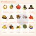 Thanksgiving Cake Decoration 16PCS Thanksgiving Cupcake Toppers Turkey Pumpkin Food Decorations Fall Cupcake Toppers Autumn Cake Decorations for Autumn Thanksgiving Day Party Supplies Y4GEDGCP - Buy Online on GoSupps.com