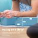 Premium Yoga Blocks - 2 Pack Set for Yoga, Pilates, Meditation | Non-Slip, Latex-Free, Light Weight | St. Louis Design in Deep Sky Blue - Buy Online on GoSupps.com