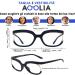 Stylish Round Reading Glasses for Men & Women | Aoolia Bluaufilter Glasses for PC TV & Gaming | Visual Aid Optics (Diopters 3.5) - Buy Online on GoSupps.com
