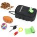 Portable Dog Walking Treat Bag with Feces Bag Dispenser - Black | Hands-Free Faecal Bag Holder for Easy Leash Use - Buy Online on GoSupps.com