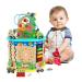 Motoric cubes toy for children woodenzedzel toy11-in-1 multifunctional bead Labyrinth dinosaur world wood activity cubes Pedagogical toy boys and girls toddler gift gift