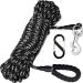 Dog Training Lead Long Leads Rope Nylon Floatable Long Reflective Recall Dog Training Rope with Comfortable Handle for Hiking Camping Walking (65FT/20M) - Buy Online on GoSupps.com