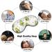 Cute Avocado Floral Sleep Mask - Adjustable Light Blocking Eye Mask for Men & Women | Funny Summer Sleep Shade Cover - Buy Online on GoSupps.com