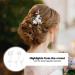 5 Pieces Bridal Hair Pins with Pearls Hair Pins Bridal Hair Accessories Bride Hair Clips for Weddings Bride Bridesmaids Anniversaries and Communion - Buy Online on GoSupps.com