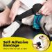 Anjocare Self-Adhesive Bandage Wrap (8 Pack) - Breathable Cohesive Bandage for First Aid Sports Injuries Dog Vet Use - 5cm x 4.5m Black - Buy Online on GoSupps.com